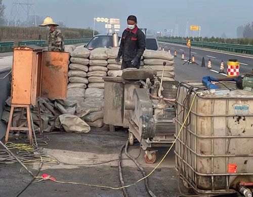 上蔡高速公路高压注浆